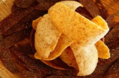 fried shrimp pellet